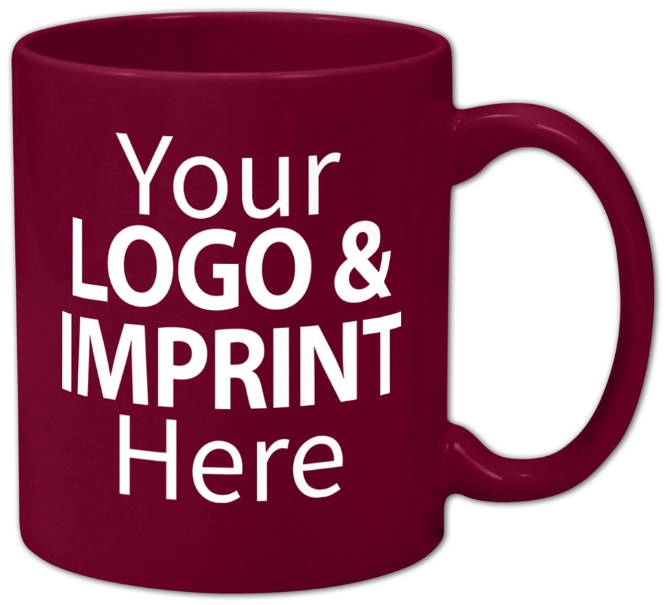 11 oz. Colored Ceramic Mugs 12