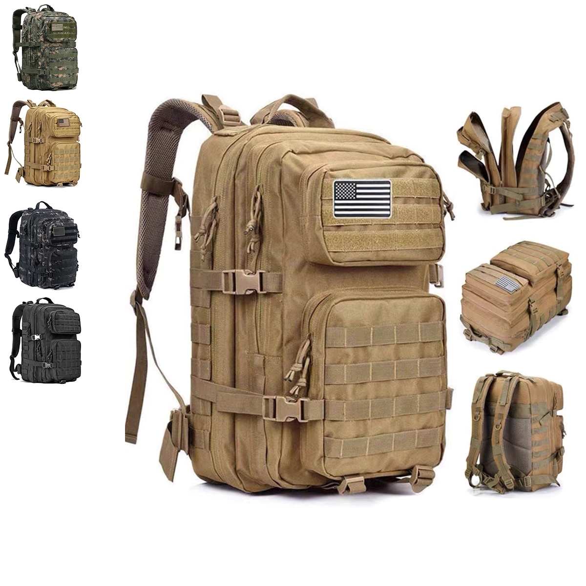 Multifunctional Large Capacity Camouflage Sports Backpack 1