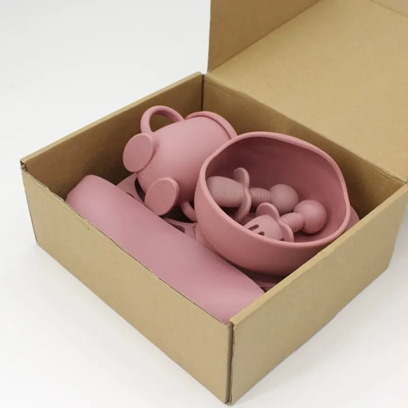 Silicone Baby Feeding Set 3