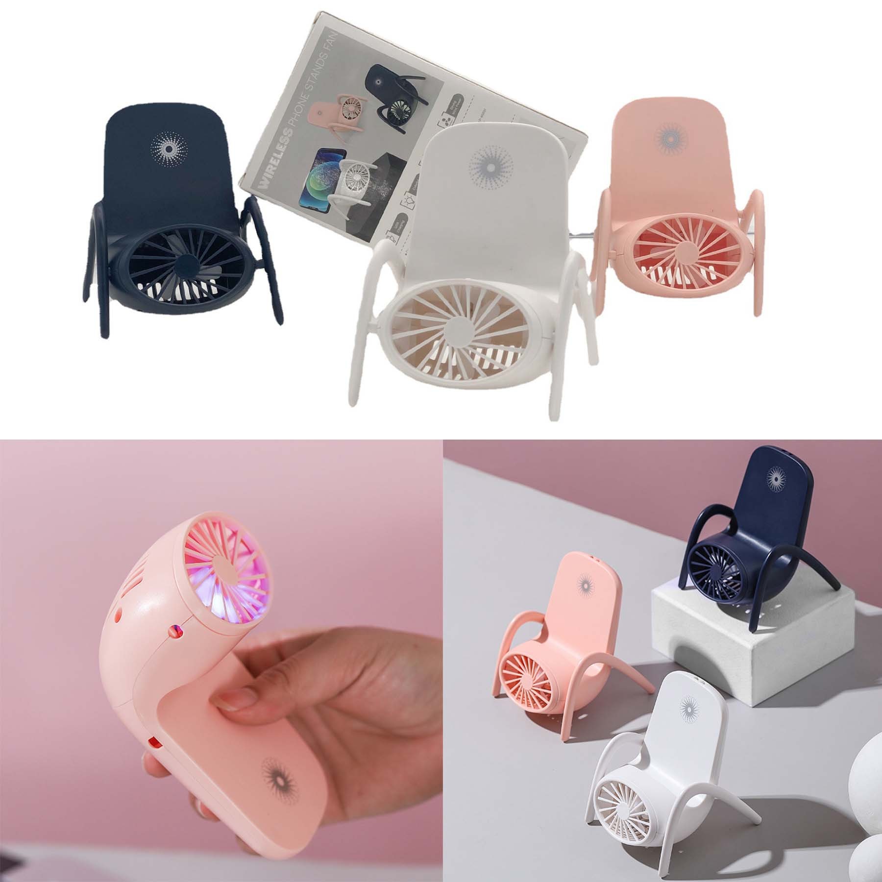 Phone Holder Chair Fan 2