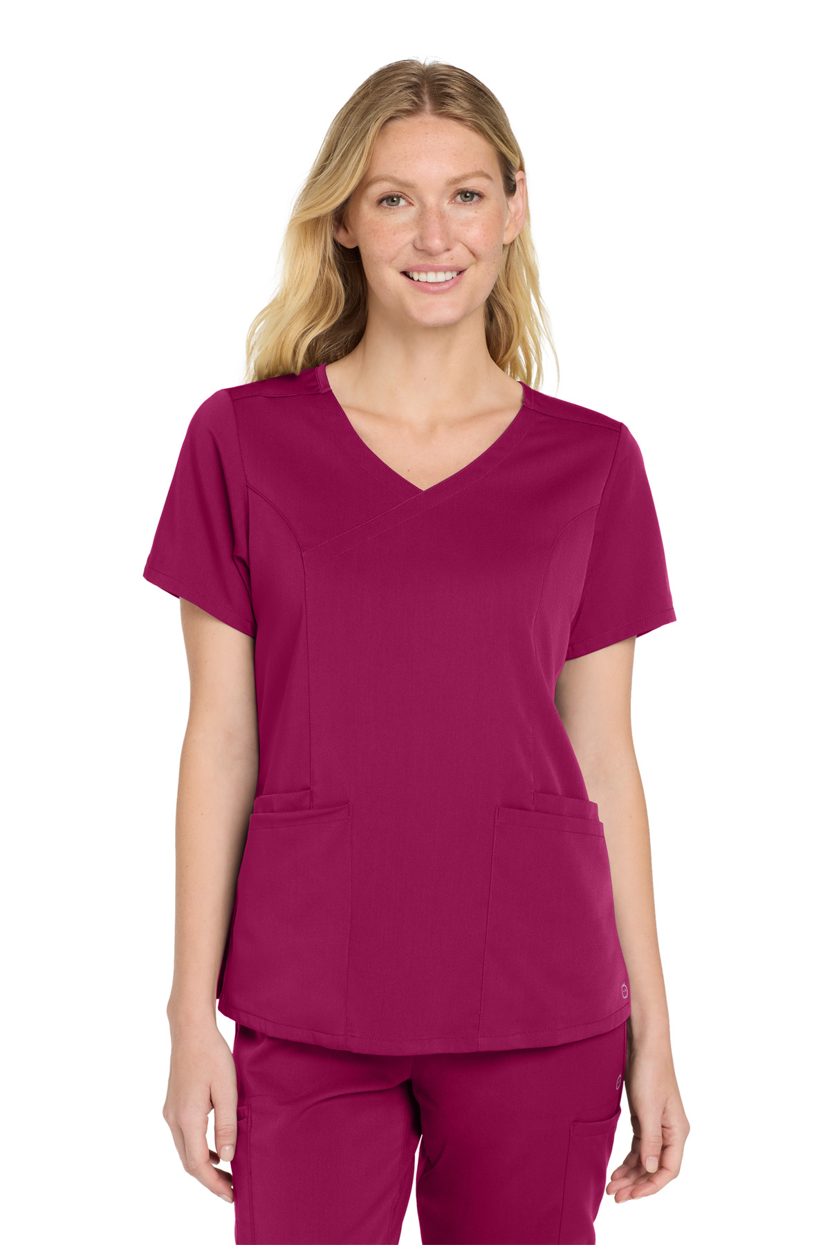 Wink® Women's Premiere Flex Mock Wrap Top 6