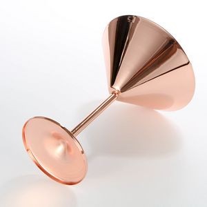 8Oz Copper Electroplated Martini Cup 3
