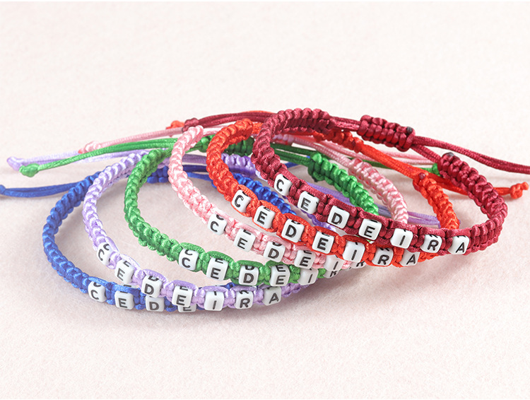 Letter Woven Bracelet 3