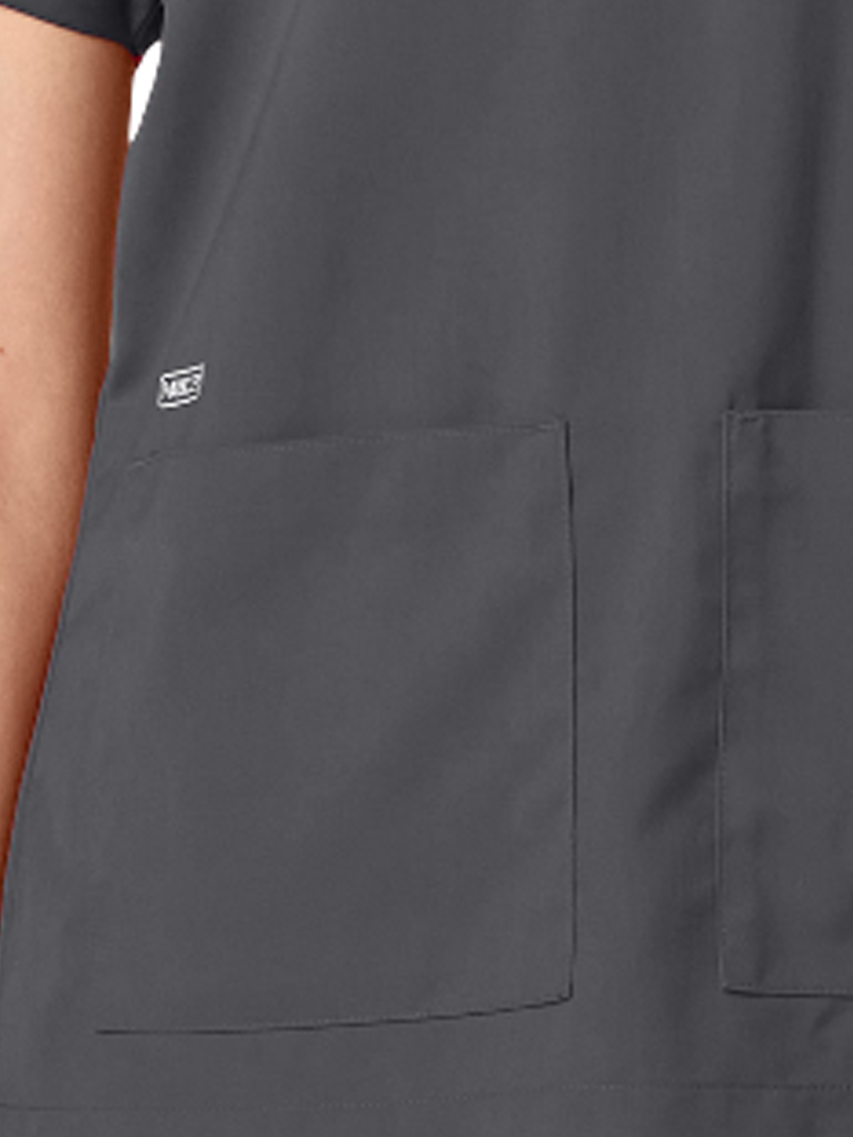 Parkley ABC - Women's Two-Pocket TESS Mandarin Mock Wrap Top 4