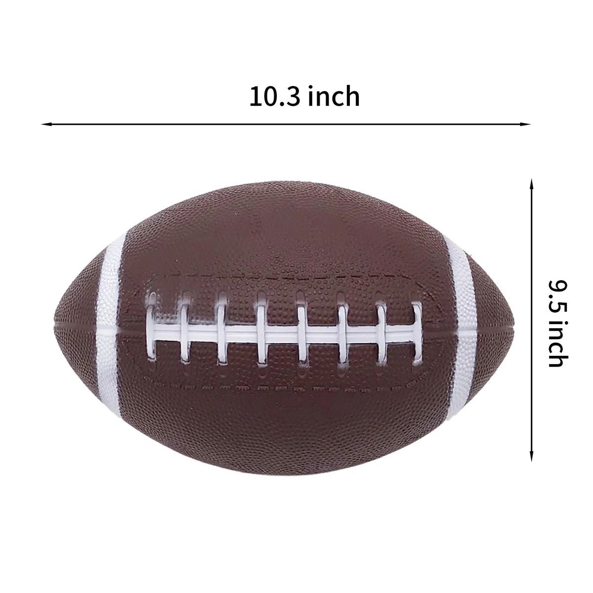 Official Size 9 American Football PU Leather Ball 3