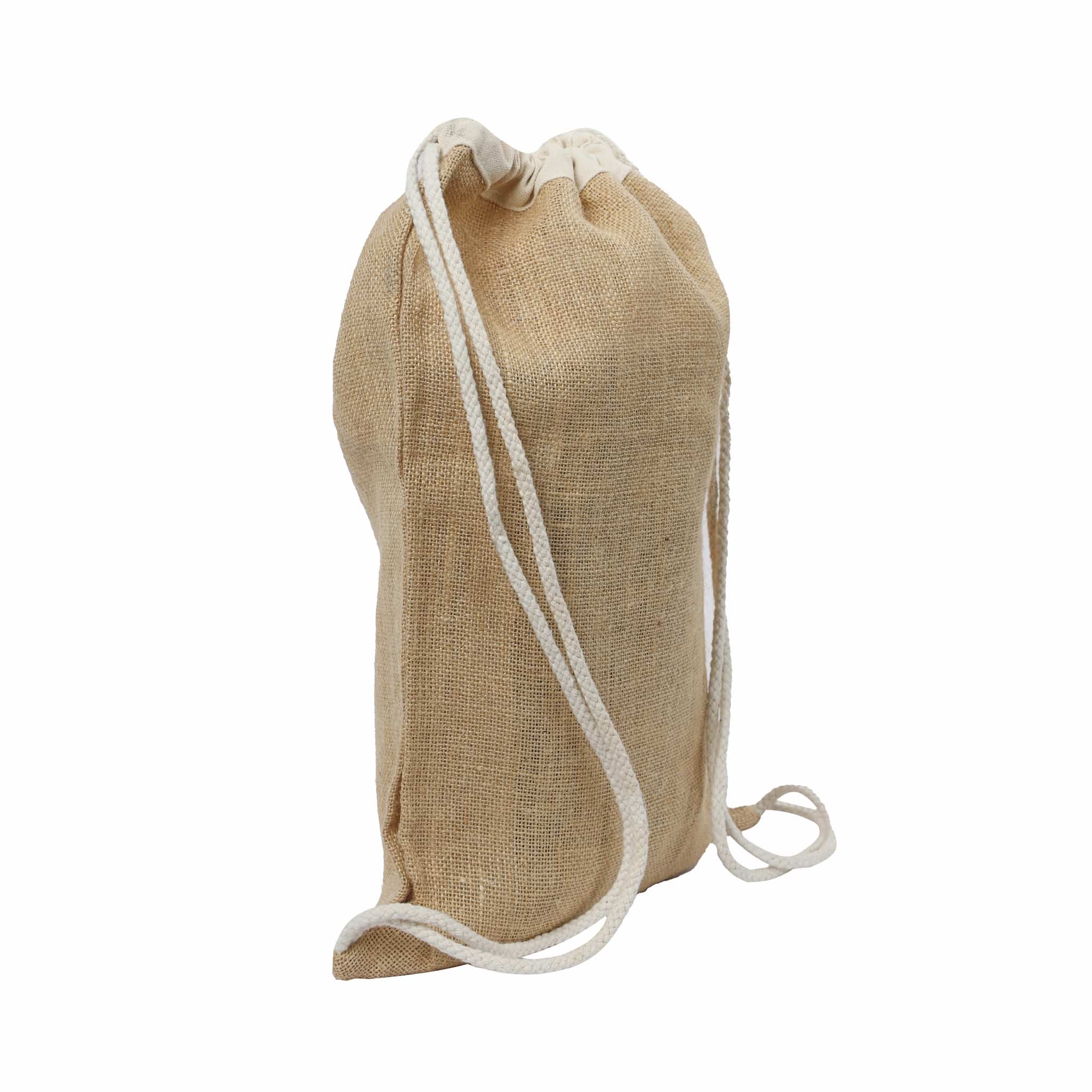 Jute Drawstring Backpack 5
