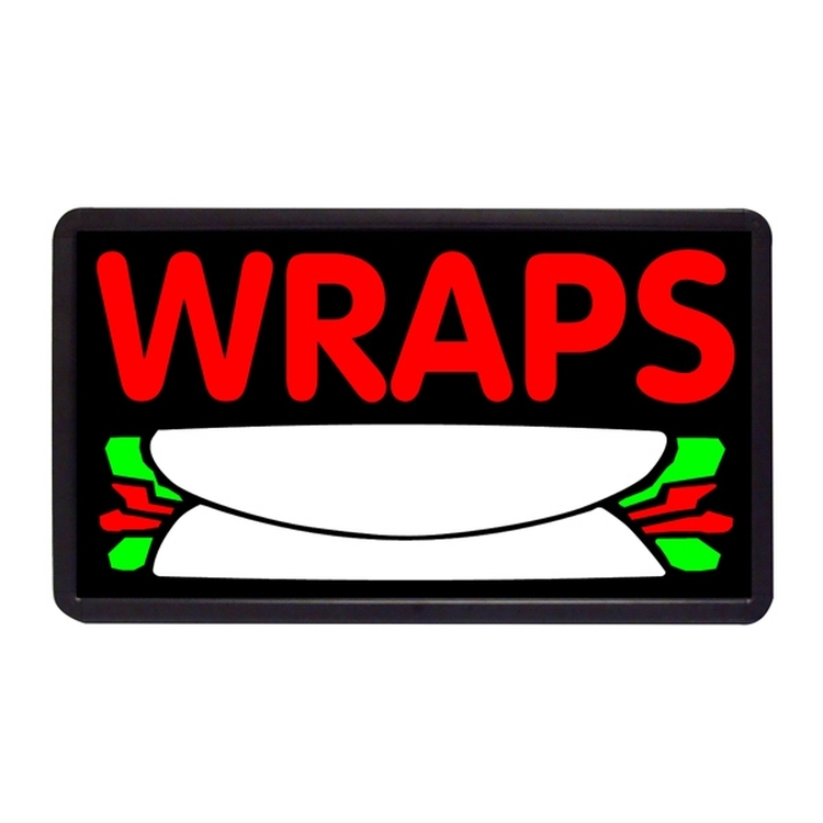 Wraps 13" x 24" Simulated Neon Sign