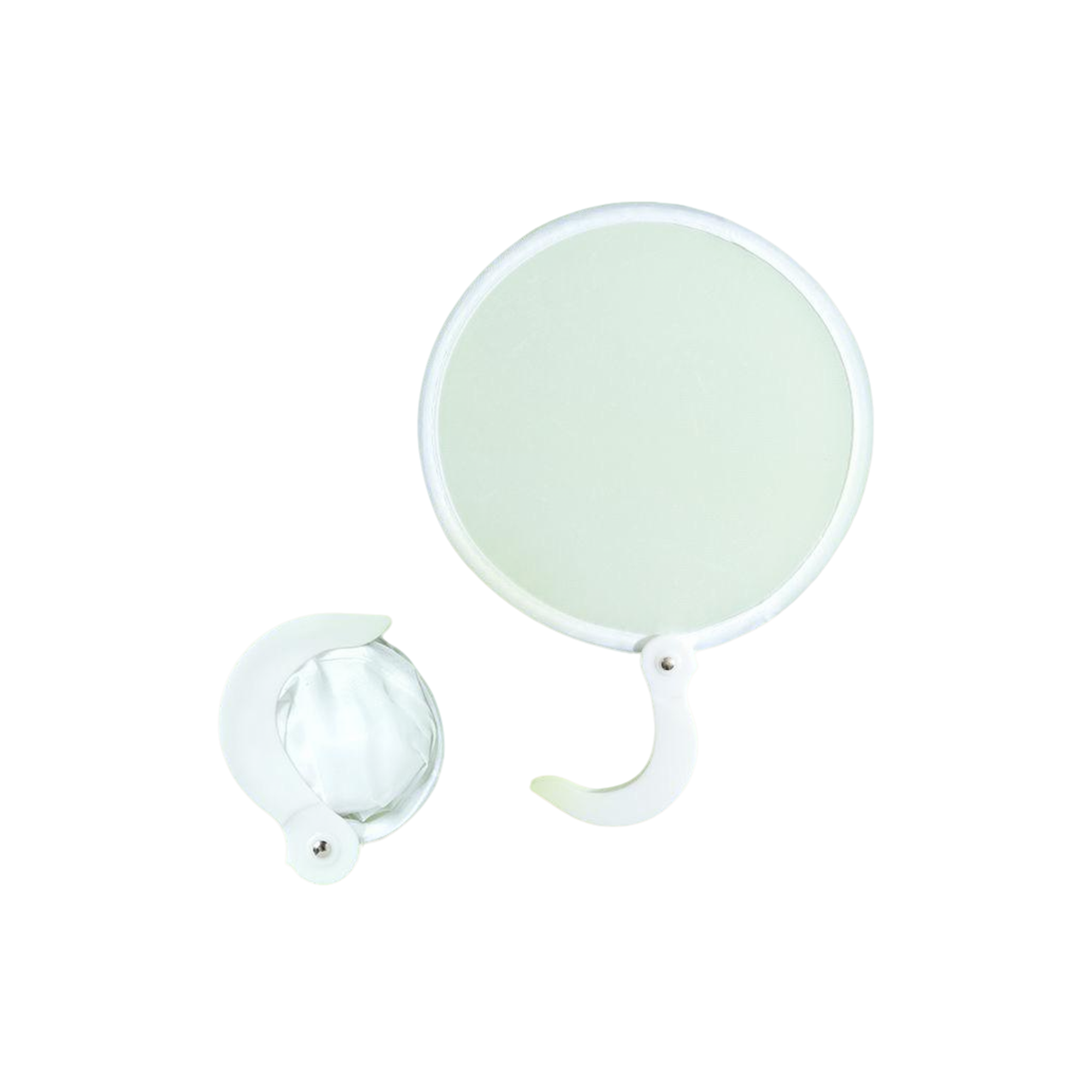 Polyester Folding Hand Fan 7.9" Diameter 2