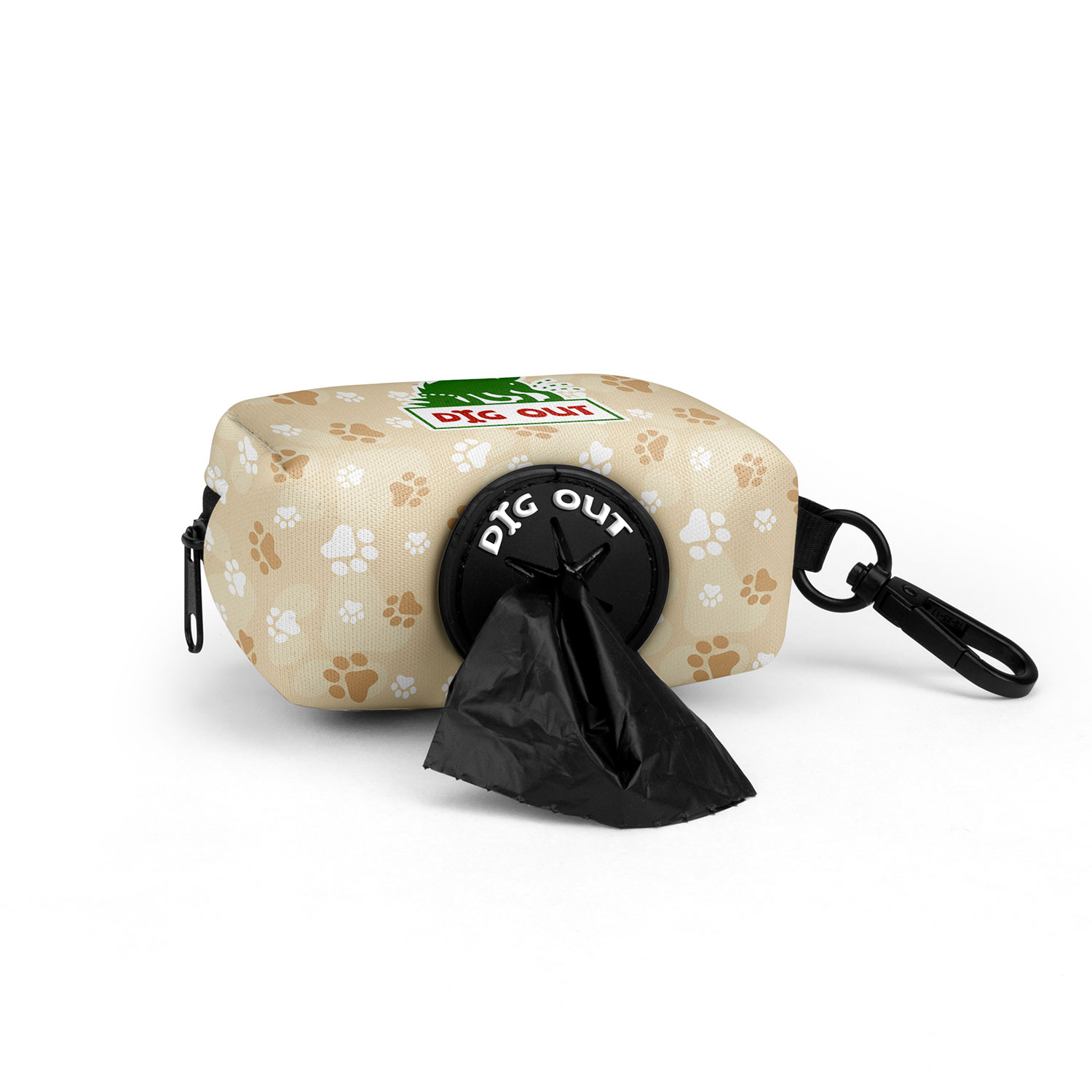 Bandoggies® Full Color Neoprene Style Poop Bag Holder with Starter Bags 3