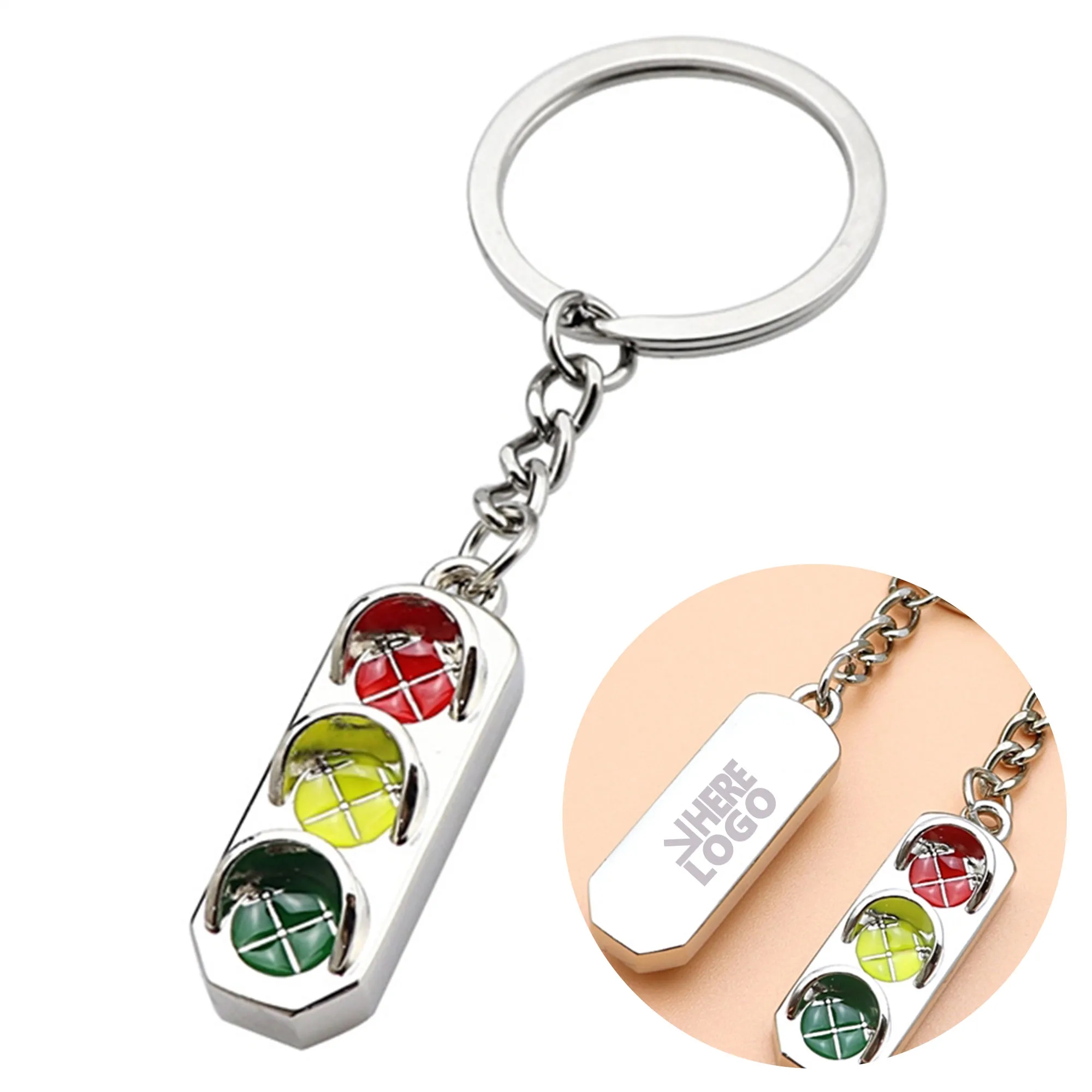 MOQ 20 Traffic Light Key Chain Bag Pendant