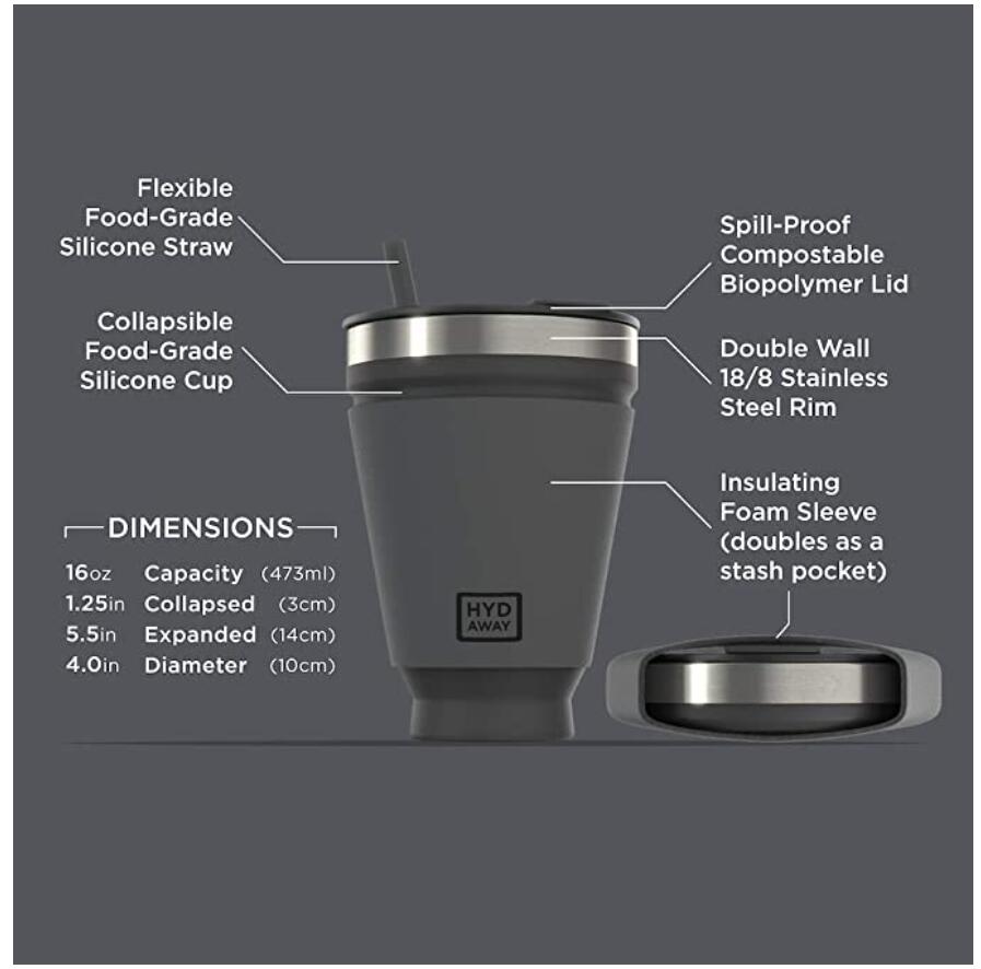 16oz Collapsible Drink Tumbler 4