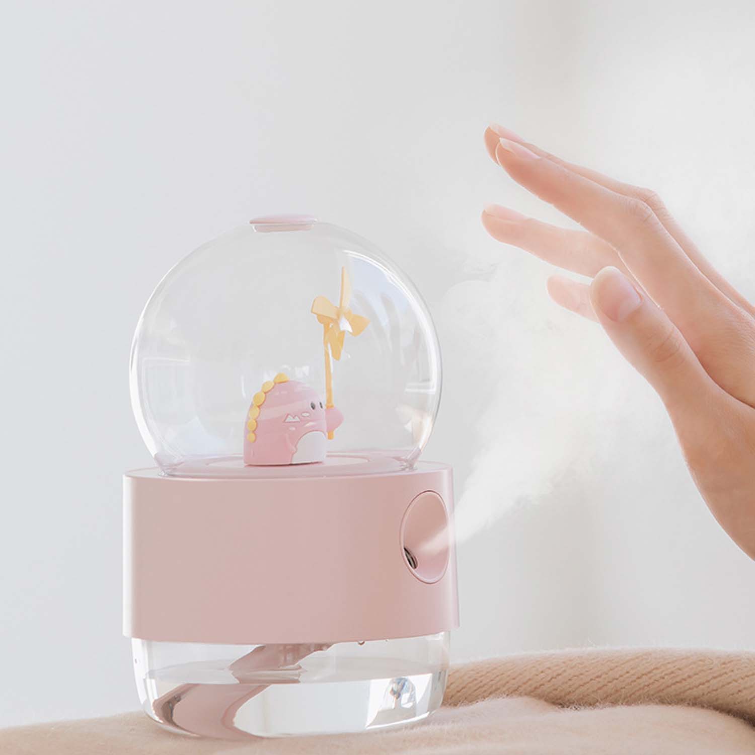 Rotating crystal ball humidifier lamp 3