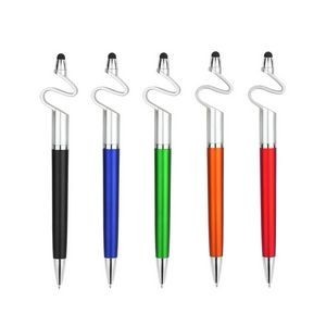 C Shaped Stylus Pen With Phone Stand And Ballpoint Functionality 4