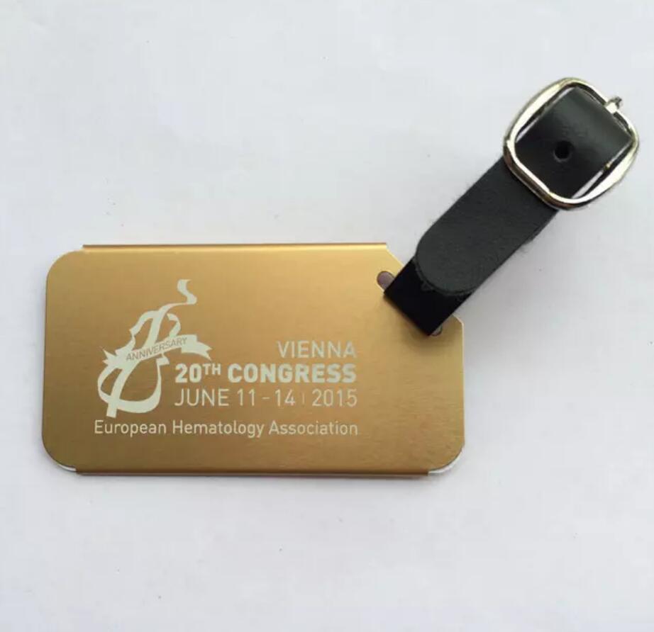 Aluminum Luggage Tag 1