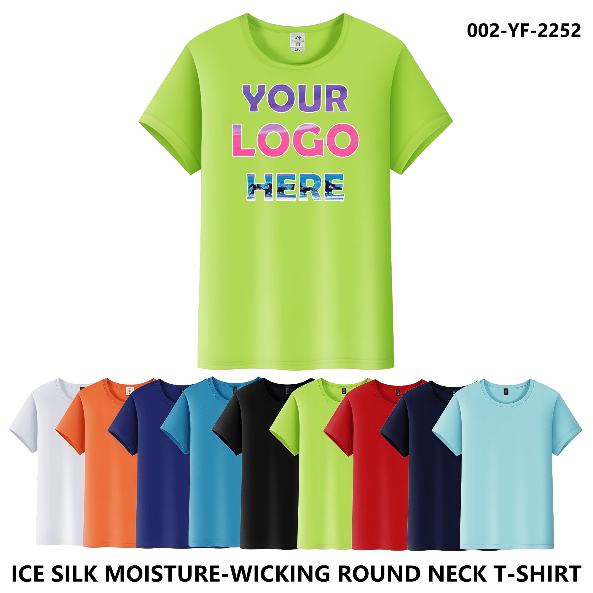 Quick-Dry Moisture Wicking T-Shirt - Lightweight & Comfortable 1