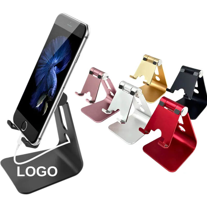 Aluminum Phone and Ipad Holder With Anti-Slip Silicone 7