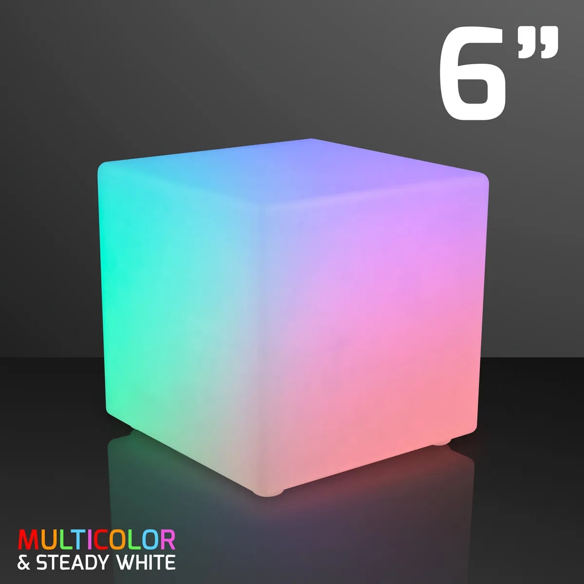 6" Mid-Size Light Cube, Remote Controlled Decor 5