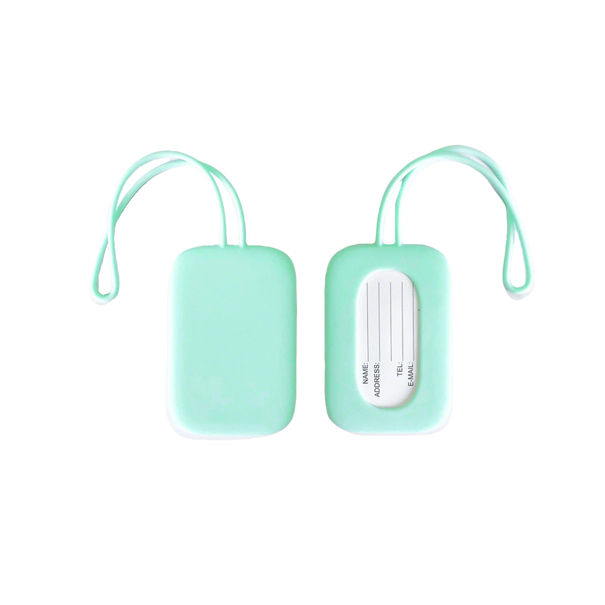 Silicone Luggage Tag With ID Slot 5