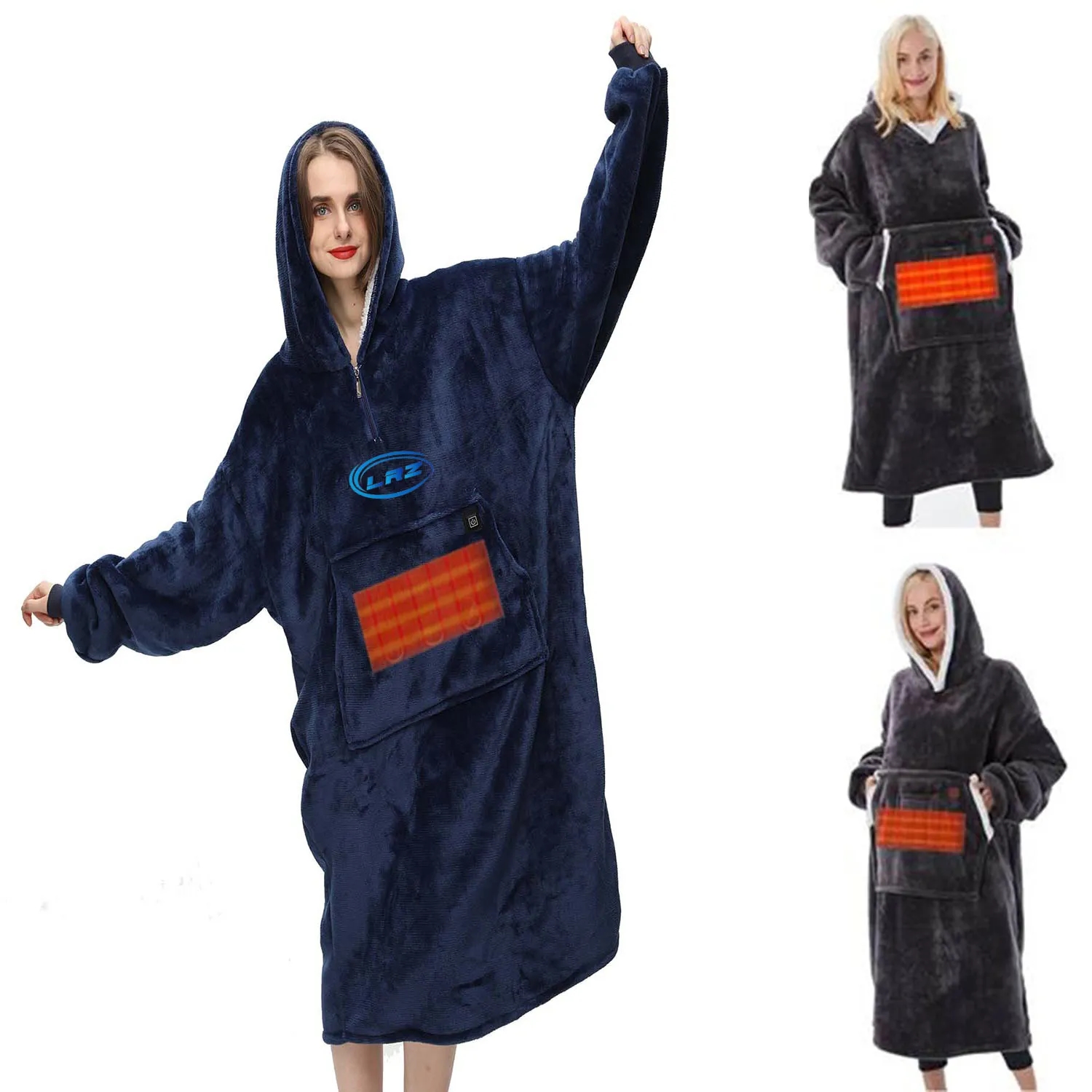 Usb Heated Wearable Blanket 3