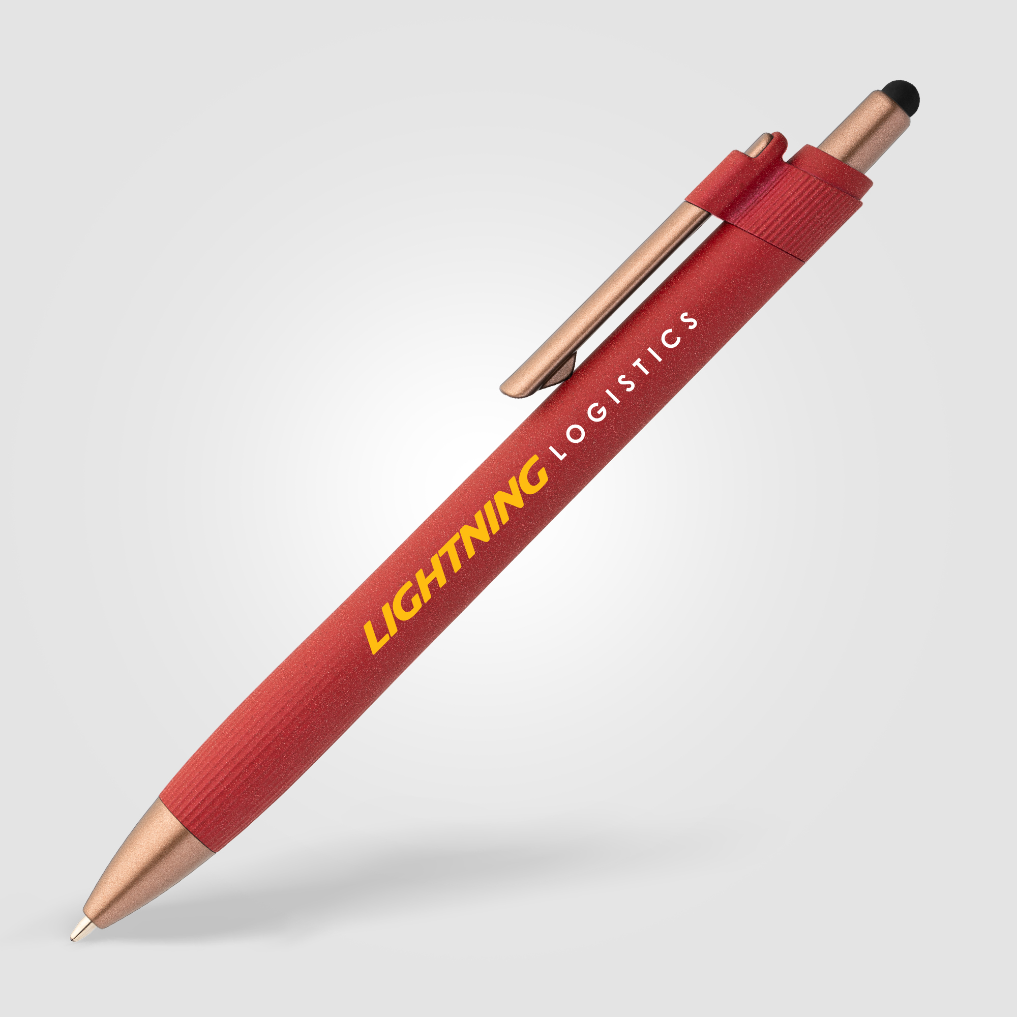 York Recycled Plastic Bronze Trim Stylus Ballpoint Pen 10