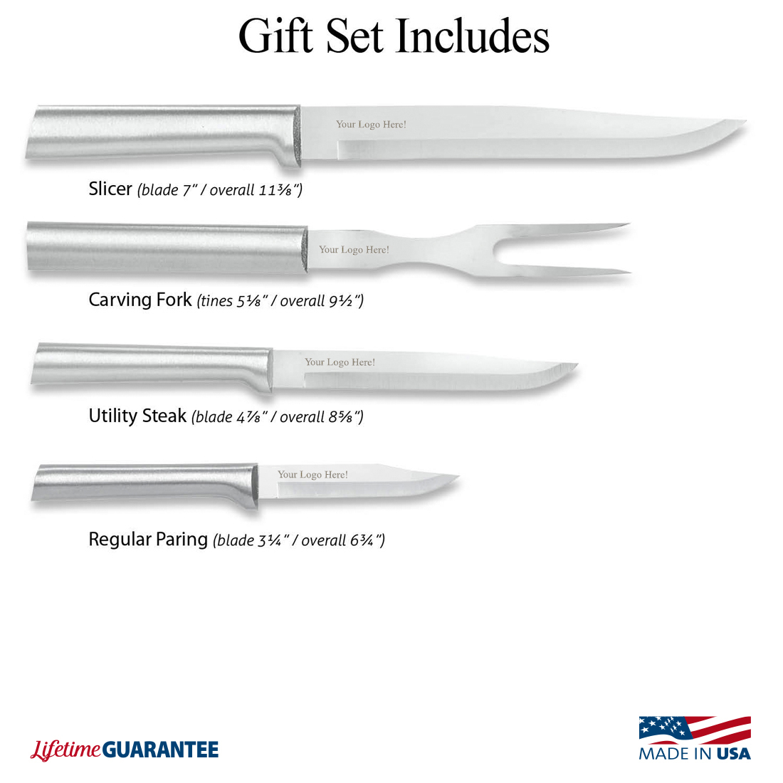 Prepare Then Carve Gift Set w/Silver Handle 4
