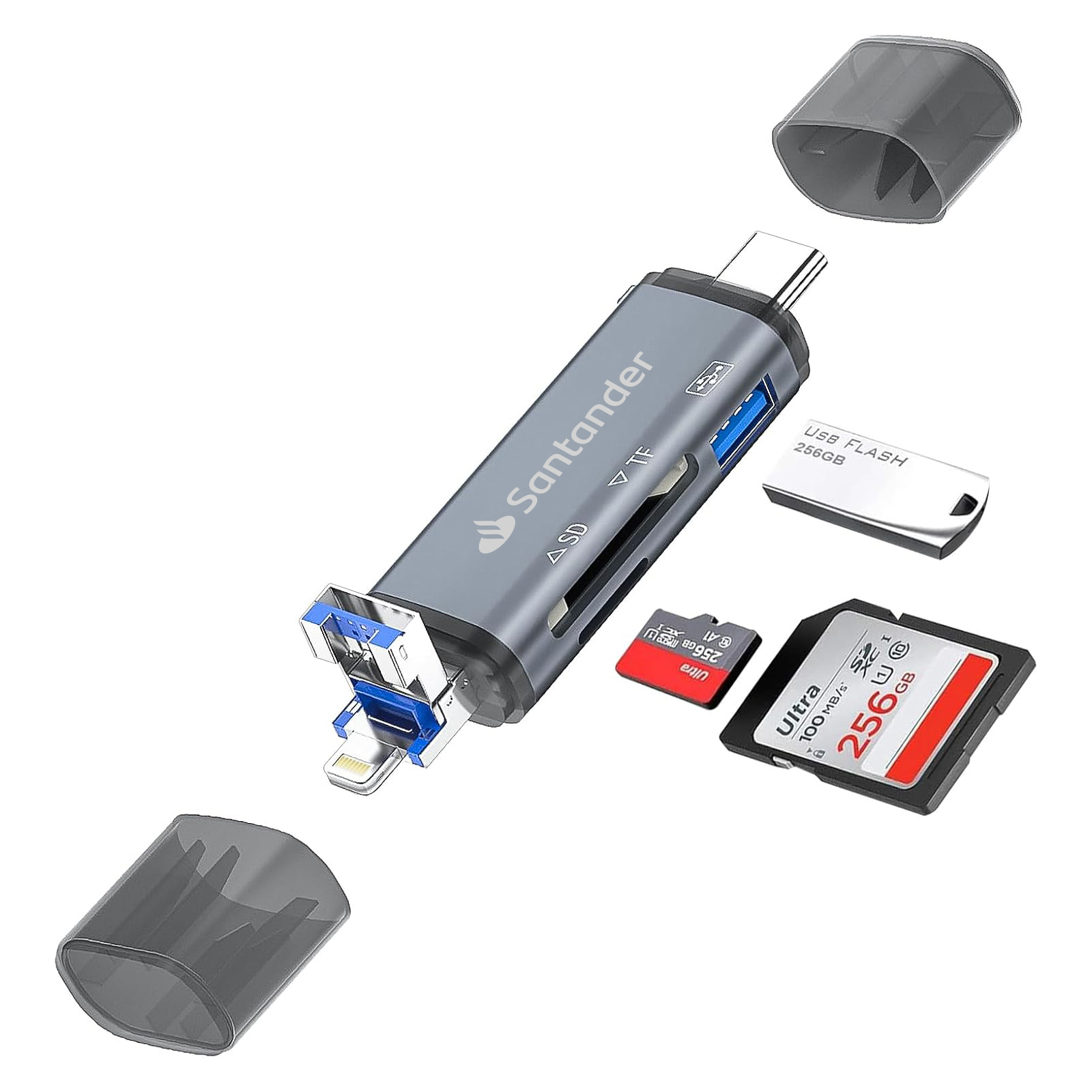 Type C USB 3.0 Hub and Card Reader with OTG Function 6