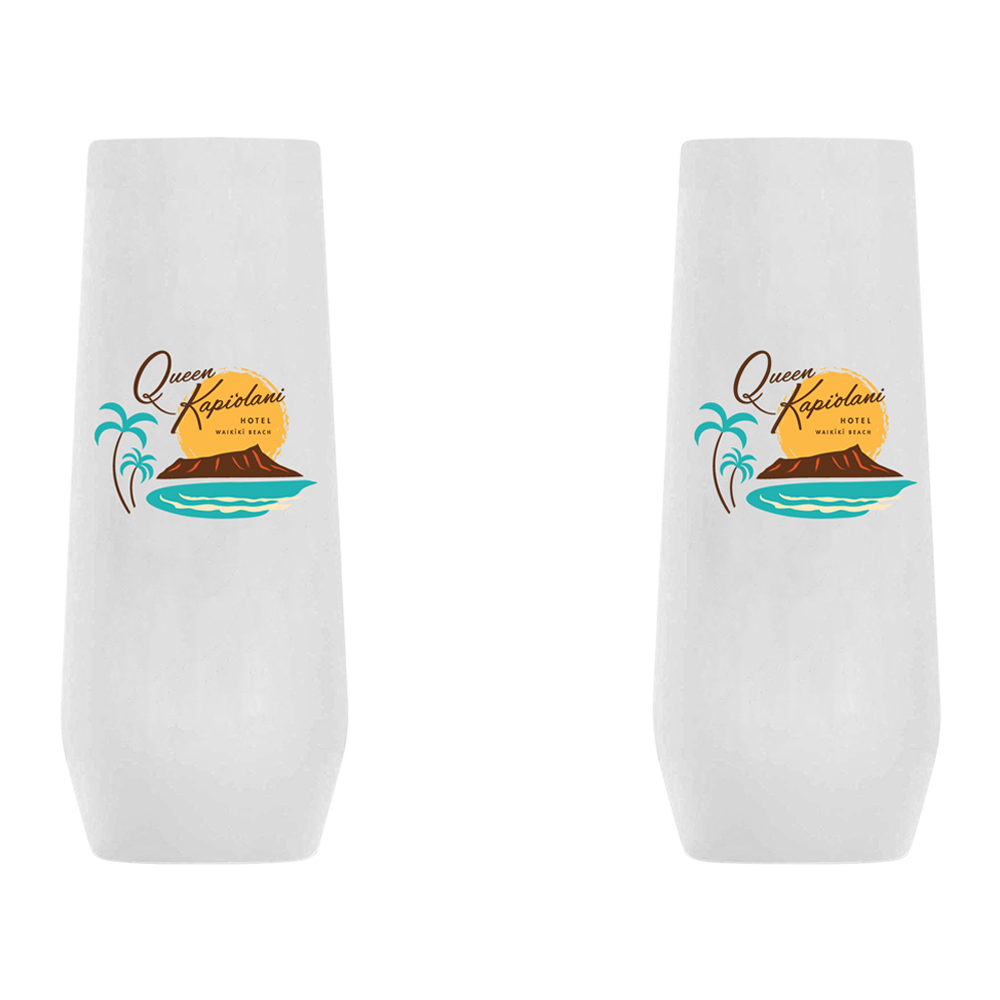 Acrylic Stemless Champagne Flutes 4