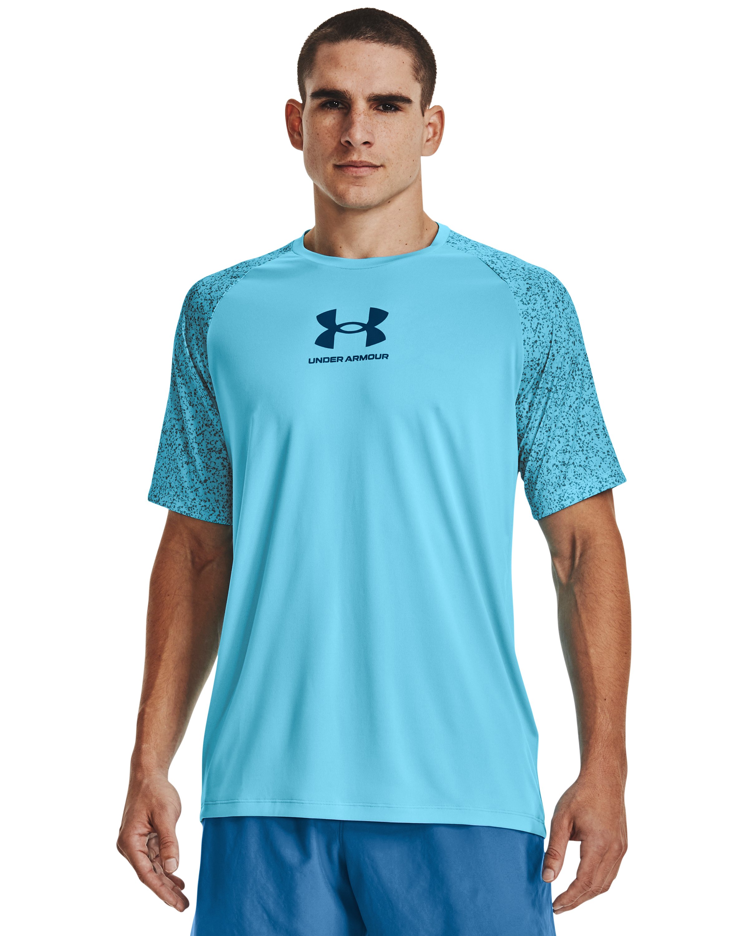 Men's UA Tech 2.0 Nova Printed Short Sleeve 3