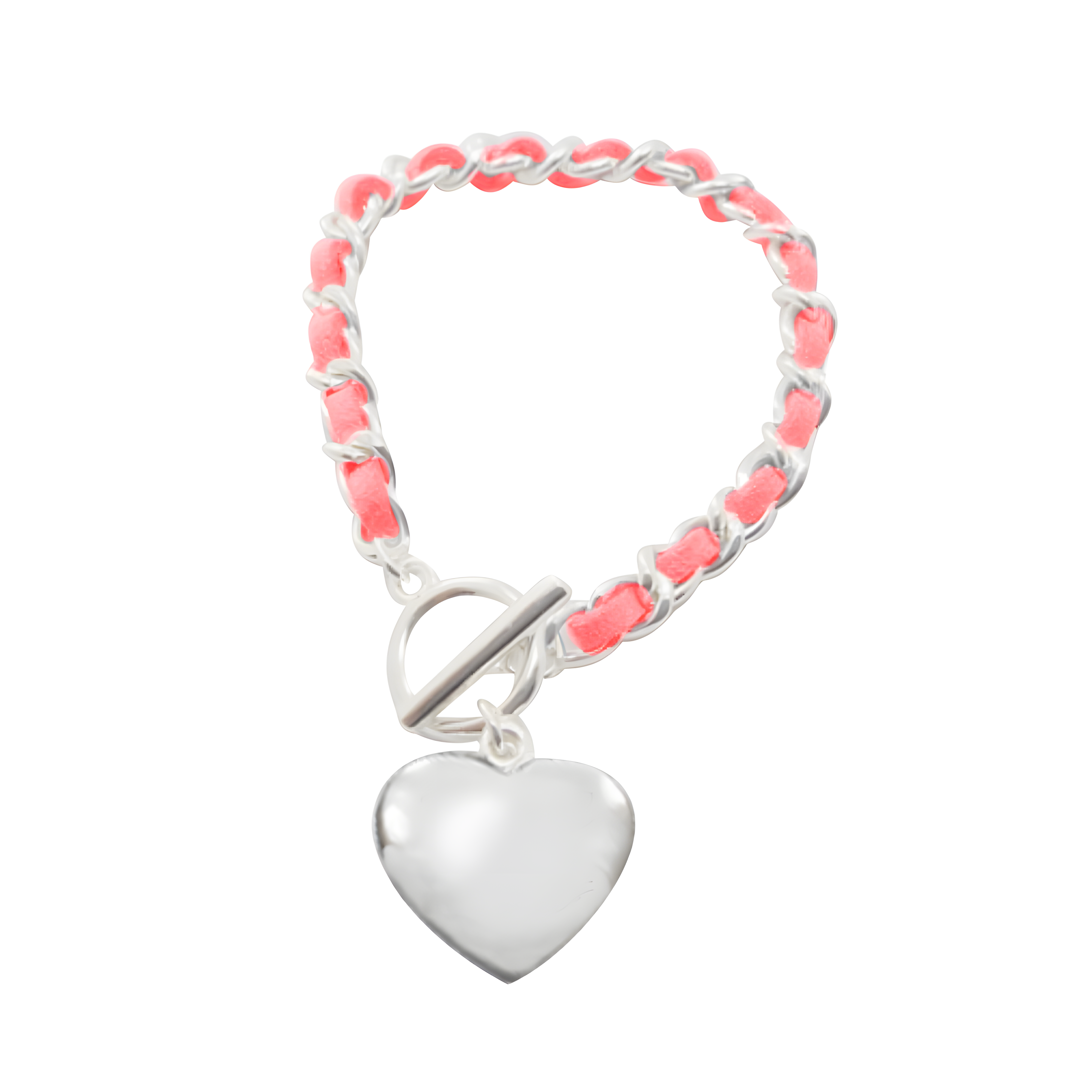 Enamel Heart Charm Bracelet 4