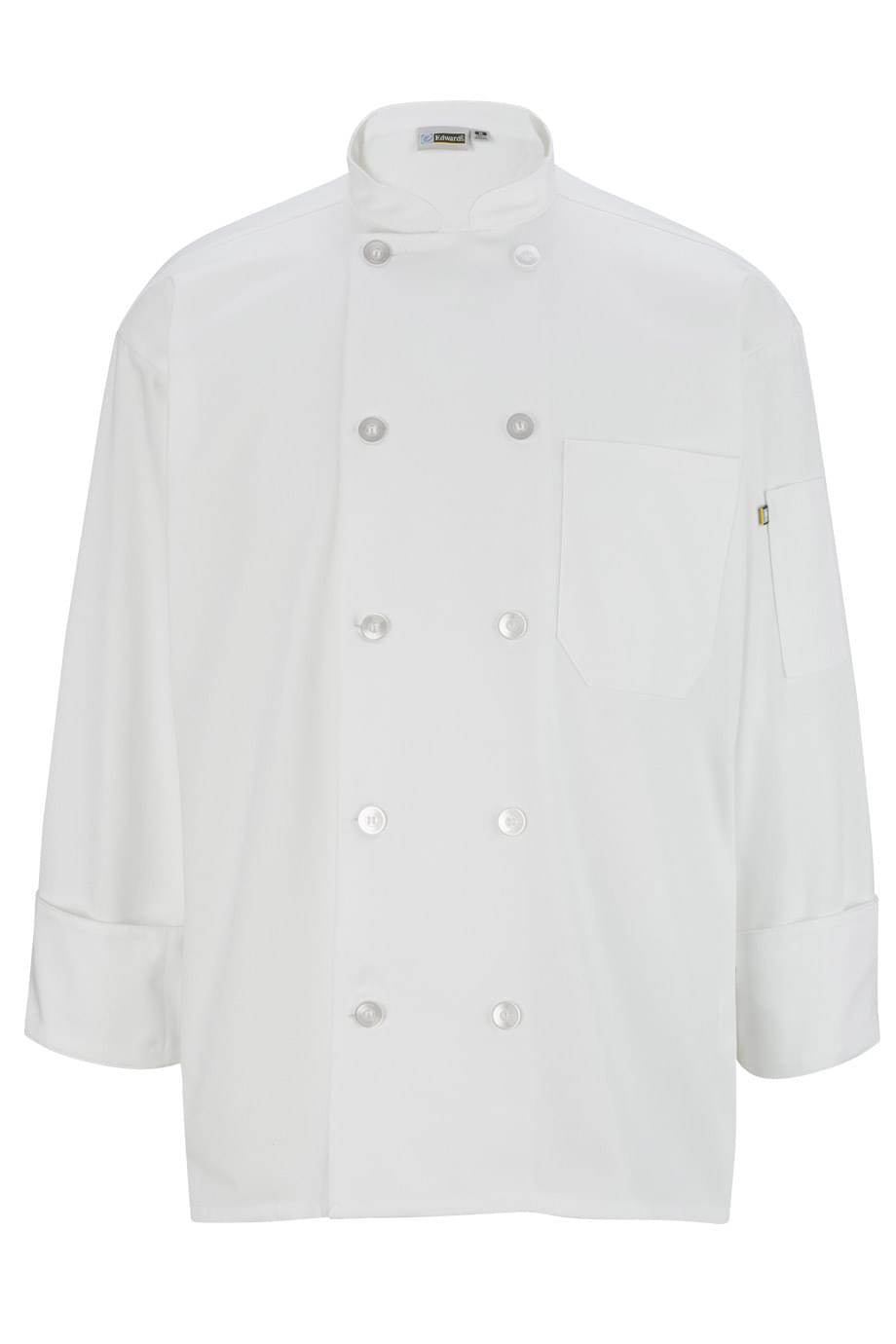 10 Button Long Sleeve Chef Coat