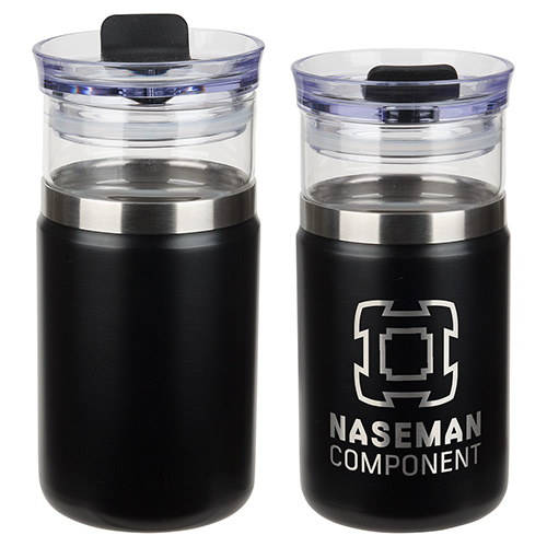 Tamari 12 oz Glass Tumbler & Vacuum Insulated Cooler 29