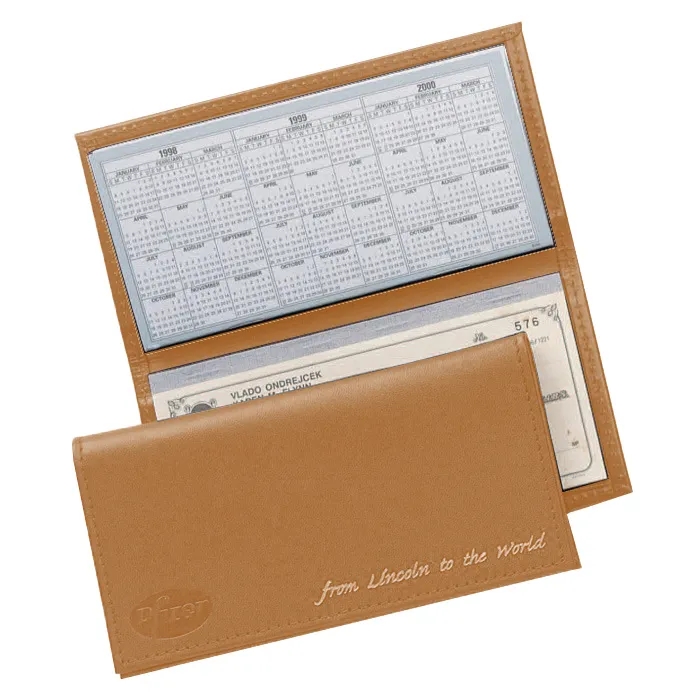 Leather Checkbook Cover 1