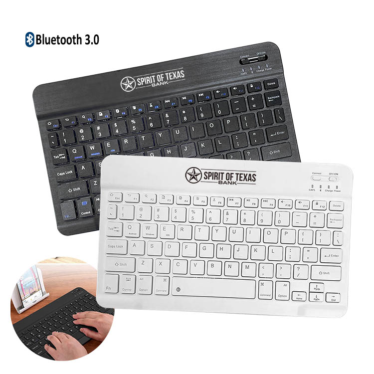 Free Shipping Mini Slim Bluetooth 3.0 Wireless keyboard/ Rechargeable Portable 6