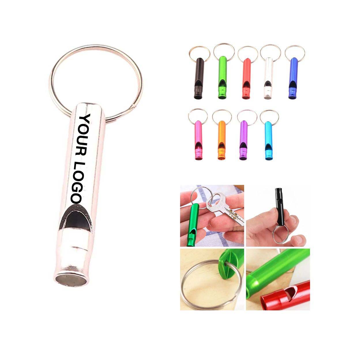Aluminum Survival Whistle with Loud Sound 2