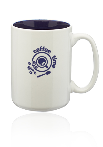 15 oz. Glossy Two-Tone Ceramic Mugs 6