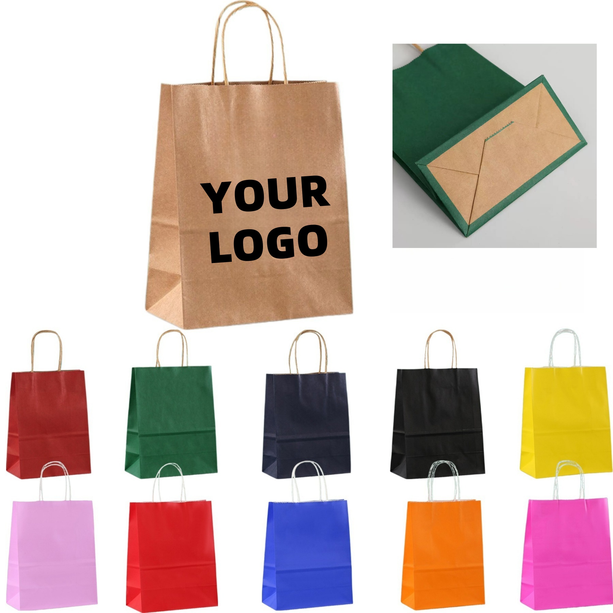 Kraft Paper Bags With Handles 2