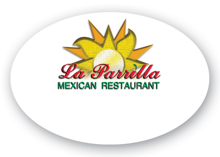 Laminated Name Badge (2"x3") Oval 3
