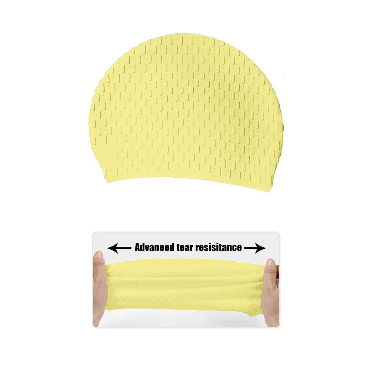 Silicone Streamline Swim Caps 6