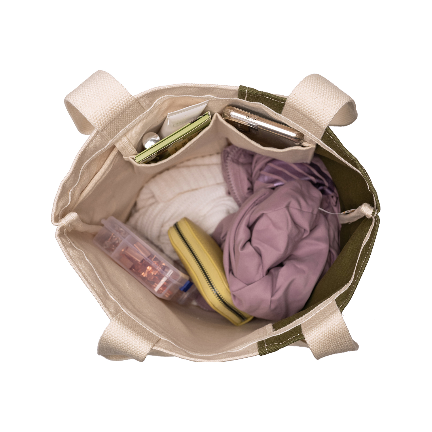 18 Oz. Heavyweight Two Tone Bay Tote 15