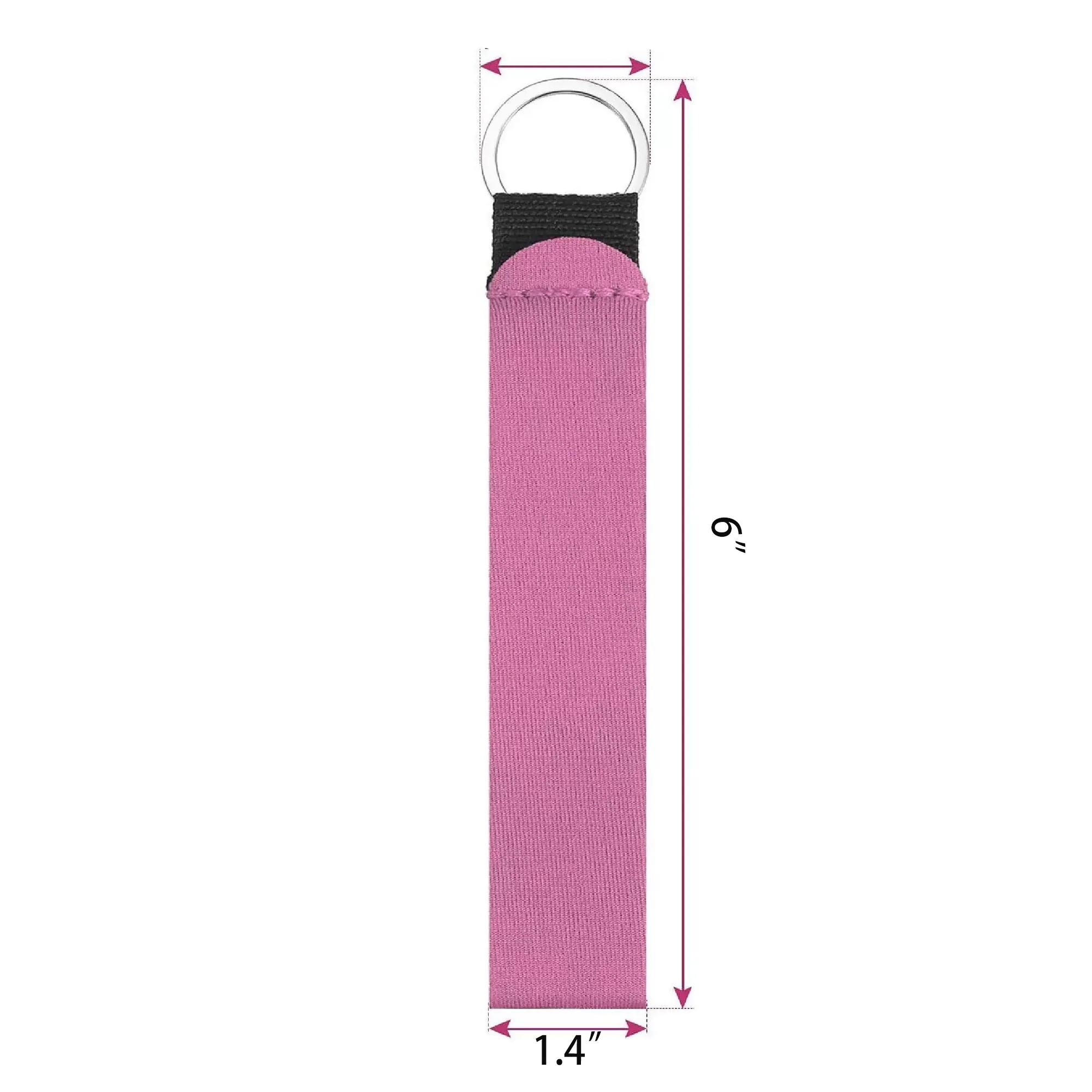 Neoprene Wrist Keychain 2