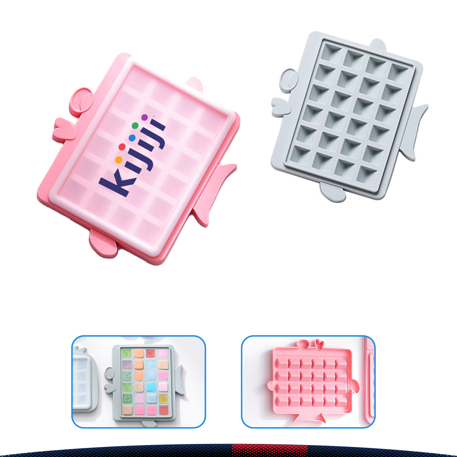 Fishing Cylinder Ice Cube Trays 2