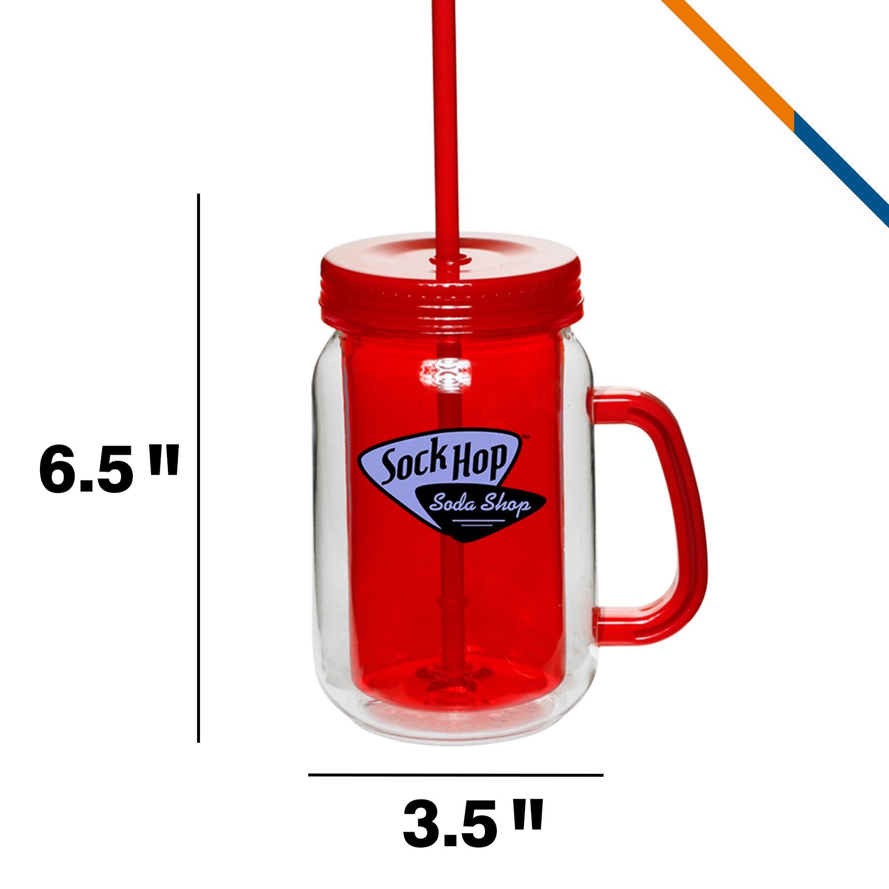 Impolia Mason Jar - 17 OZ. 5