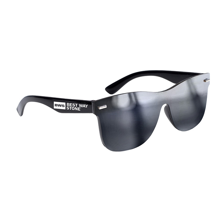 "DEL MAR TIDE" Rimless Reflective Sunglasses 5