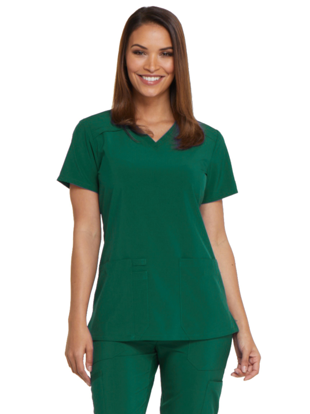 Dickies Medical - EDS Essentials - Women's 2-Pocket Contemporary V-Neck Top 11