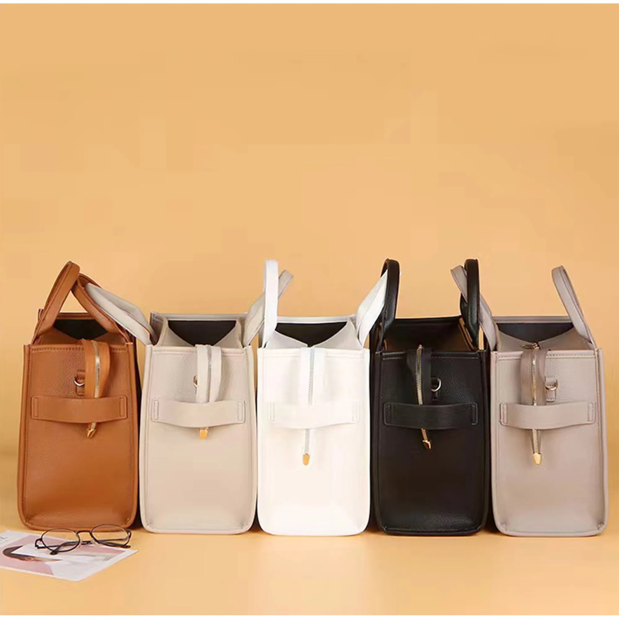 Large capacity handbag, custom tote bag with logo imprint 3