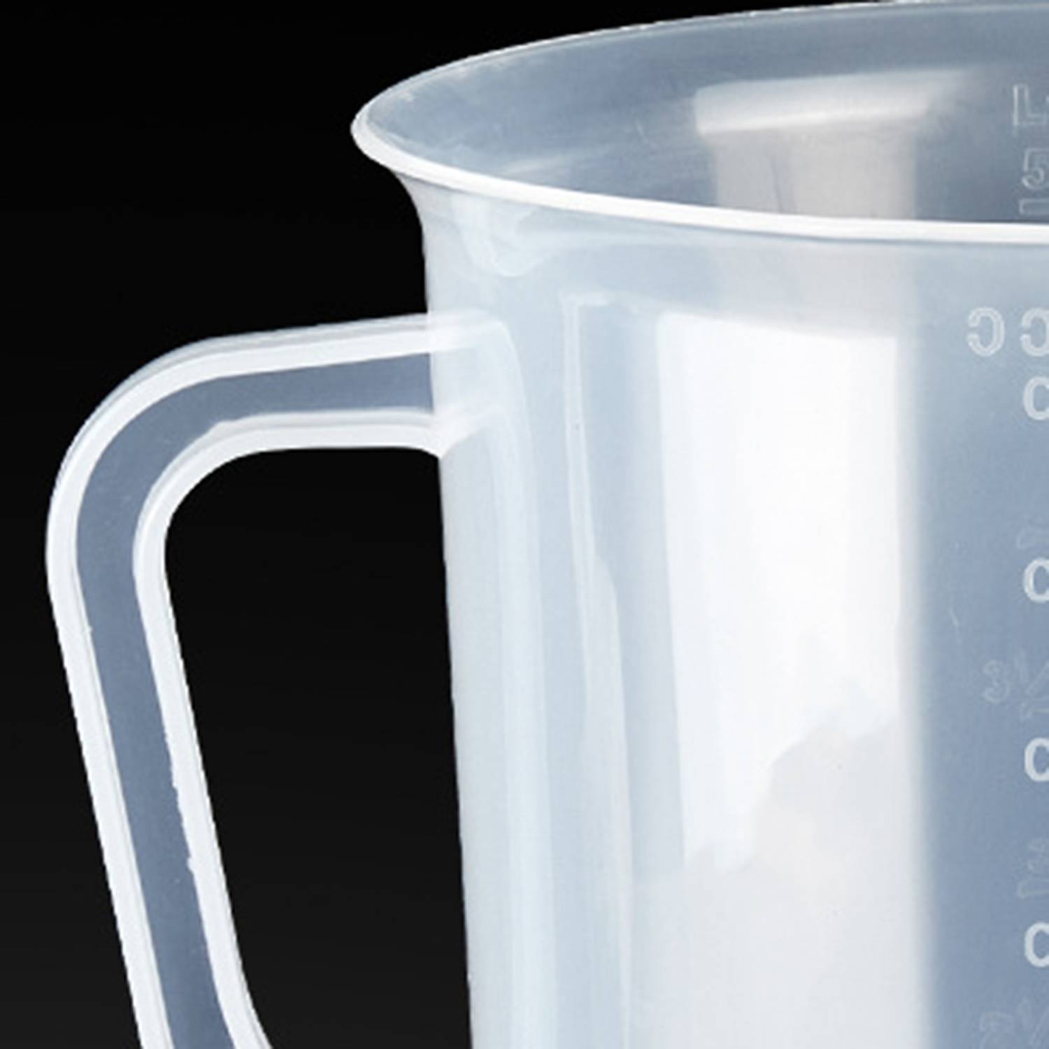 Transparent Plastic graduated measuring Jug of 500ml 8