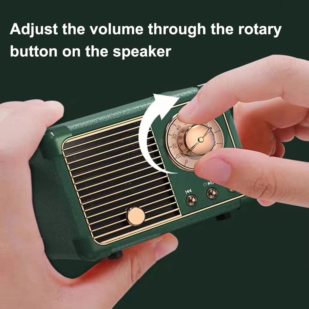 Retro Portable Wireless Bluetooth Speaker 3