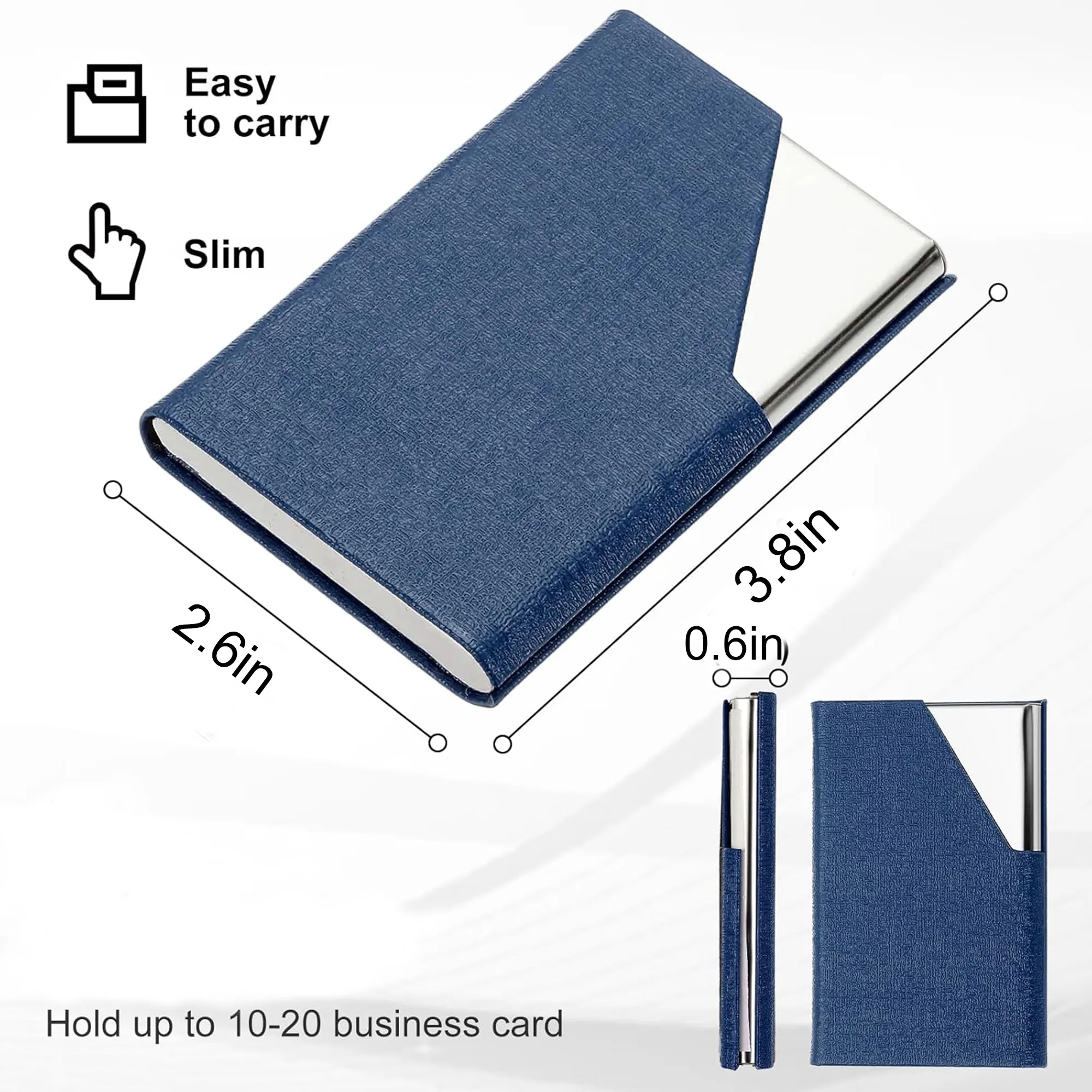 Stainless Steel Aluminum Business Card Holder 3