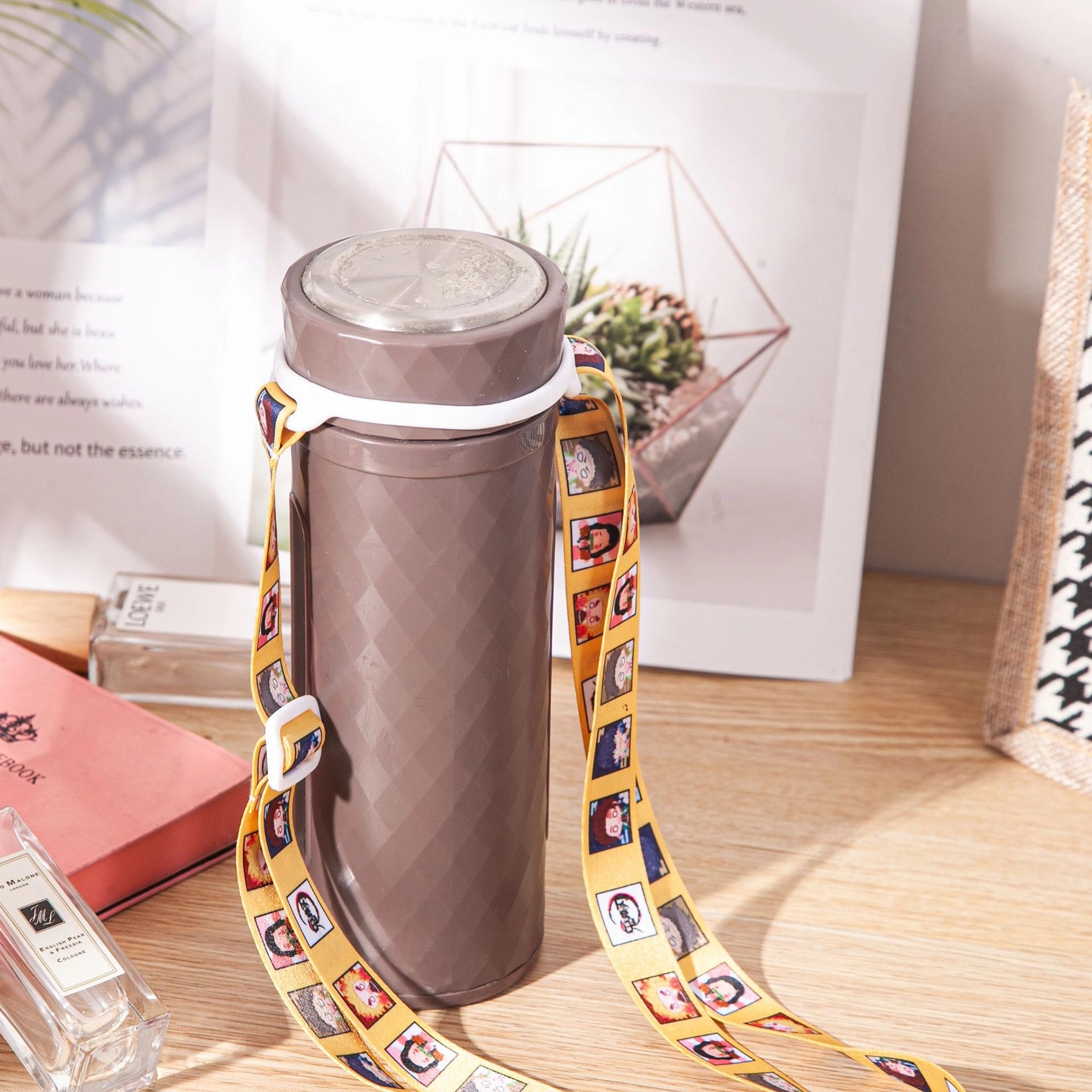 Water Bottle Carrier with Adjustable Shoulder Strap 3