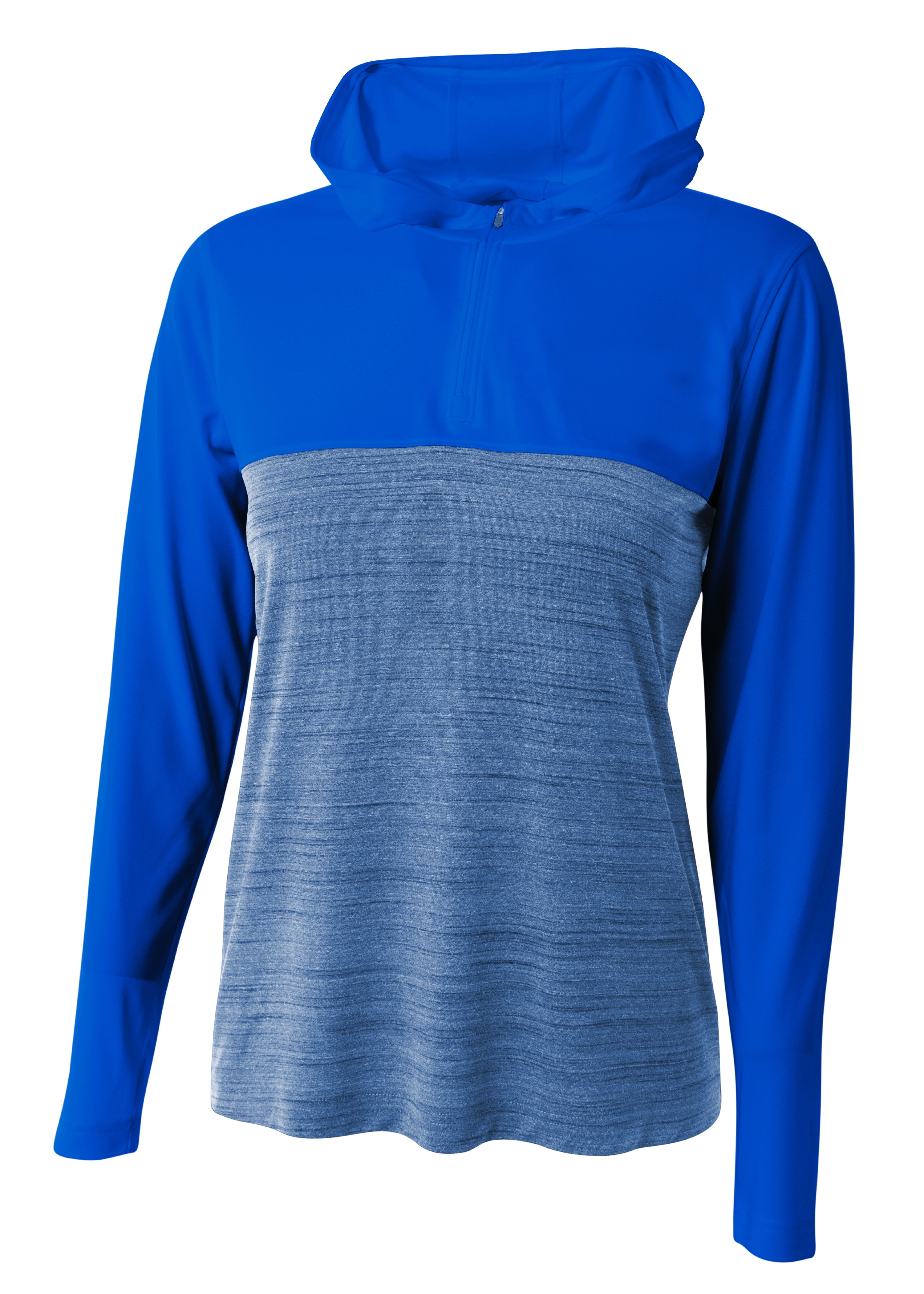 A4 Women's Slate Quarter Zip Hoodie 7